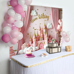 Lofaris Rustic Navy and Brown Balloon Arch Birthday Backdrop, Tan and White Photography Background, Boy Party Decor