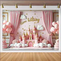 Lofaris Rustic Navy and Brown Balloon Arch Birthday Backdrop, Tan and White Photography Background, Boy Party Decor