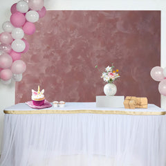 Lofaris Dusty Rose Abstract Textured Backdrop, Pink Plaster Photography Background, Professional Studio Prop