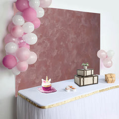 Lofaris Dusty Rose Abstract Textured Backdrop, Pink Plaster Photography Background, Professional Studio Prop
