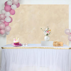 Lofaris Cream Ivory Abstract Textured Backdrop, Neutral Plaster Photography Background, Professional Studio Prop