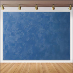Lofaris Navy Blue Abstract Textured Backdrop, Deep Plaster Photography Background, Professional Studio Prop