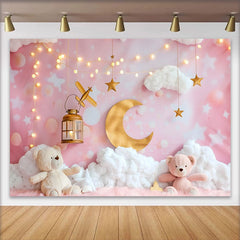 Lofaris Elegant Pink and Purple Rose Cake Smash Backdrop, Balloon Garland and Wood Panel Background, Girls Birthday