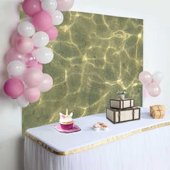 Lofaris Clear Shallow Water Sandy Beach Backdrop, Summer Ocean Sea Surface Party Decorations, Photography Background