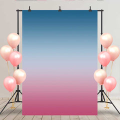 Lofaris Blue and Pink Gradient Backdrop, Abstract Minimalist Texture for Modern Studio Decor