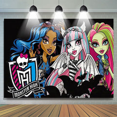 Lofaris MonsterS High Girls Birthday Party Backdrop