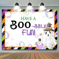 Halloween Have A Boo Bbly Fun Baby Shower Backdrop