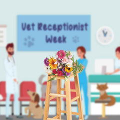 Lofaris Veterinary Hospital Vet Receptionist Week Backdrop