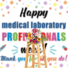 Lofaris Color Medical Laboratory Professionals Week Backdrop