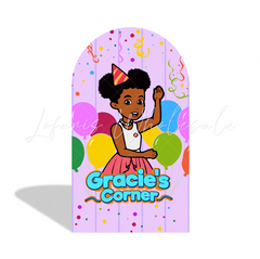 Gracies Corner Birthday Party Arch Backdrop Wall Cloth Cover