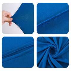 Lofaris Royal Blue Spandex Fit Round Top Backdrop Wedding Arch Cover