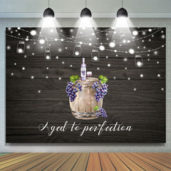 Lofaris Aged to Perfection Grape Board Photo Backdrop for Birthday