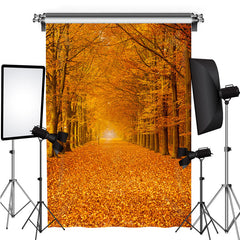 Lofaris Autumn Forest Leaves Photoshoot Backdrop for Party