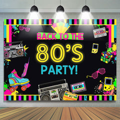 Lofaris 80S Theme Backdrop And 90S Party