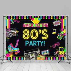 Lofaris 80S Theme Backdrop And 90S Party