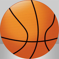 Lofaris Basketball Happy Birthday Round Backdrop Kit For Boys