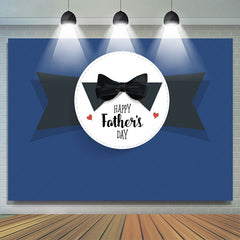 Lofaris Black Tie Dark Happy Fathers Day Backdrop For Party