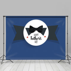 Lofaris Black Tie Dark Happy Fathers Day Backdrop For Party