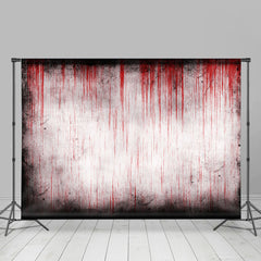 Lofaris Blood-Covered Walls Scary Halloween Party Backdrop