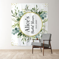 Lofaris Boho Theme Guess How Many Kisses Bridal Shower Backdrop