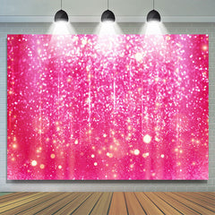 Lofaris Bokeh Hot Pink Glitter Backdrop For Photography