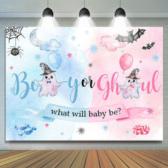 Lofaris Boy Or Ghrl Halloween Theme Baby Shower Backdrop