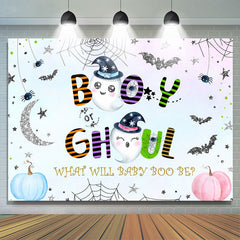 Lofaris Cute Pink Pumpkin Halloween Baby Shower Backdrop