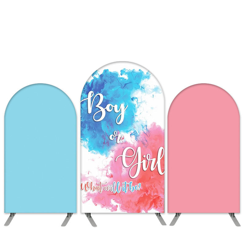 Lofaris Boy Or Girl What Will Be Baby Shower Arch Backdrop Kit