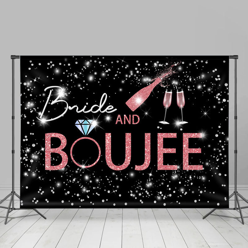 Lofaris Bride And Boujee Sweet Night Bridal Shower Backdrop