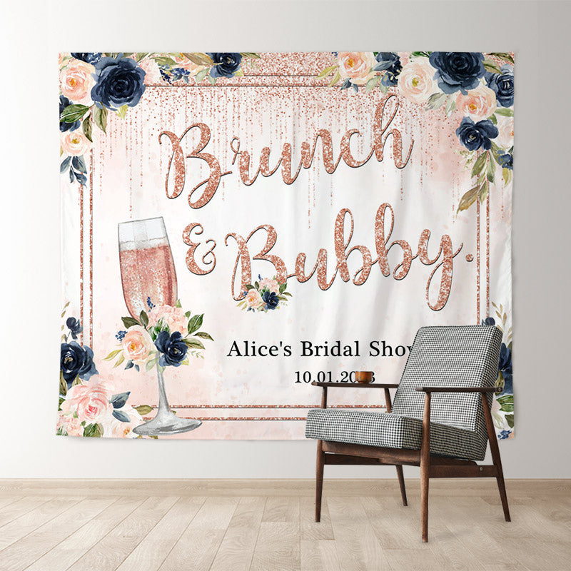 Lofaris Brunch and Bubbly Bridal Shower Backdrop Party Decor