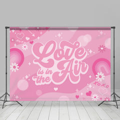 Lofaris Cartoon Love Is In The Air Happy Valetine Backdrop