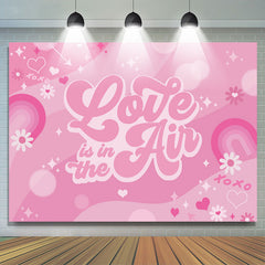 Lofaris Cartoon Love Is In The Air Happy Valetine Backdrop