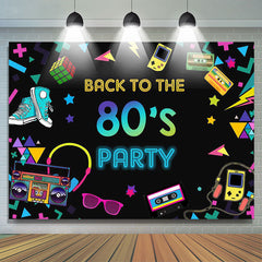 Lofaris 80s Theme Backdrop Party