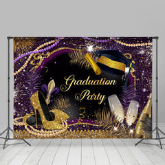 Lofaris Disco Dance Fiesta Glitter Graduation Party Backdrop