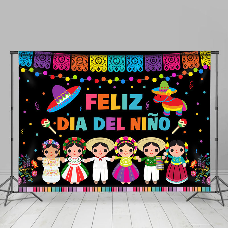 Lofaris Feliz Dia Del Nino Mexico Childrens Day Backdrop