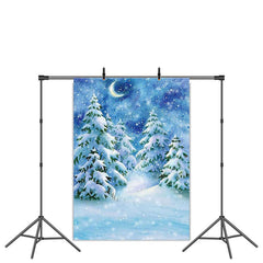 Lofaris Forest Winter Snowy Photoshoot Backdrop for Party