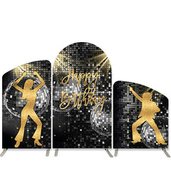 Lofaris Glitter Arch Backdrop Kit For Disco Birthday Party