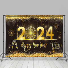 Lofaris UK Glitter Golden Sequins Countdown New Year Backdrop