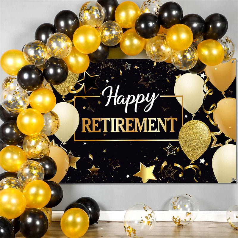 Happy Retirement Balloons Colourful Happy Retirement Balloon Bouquet