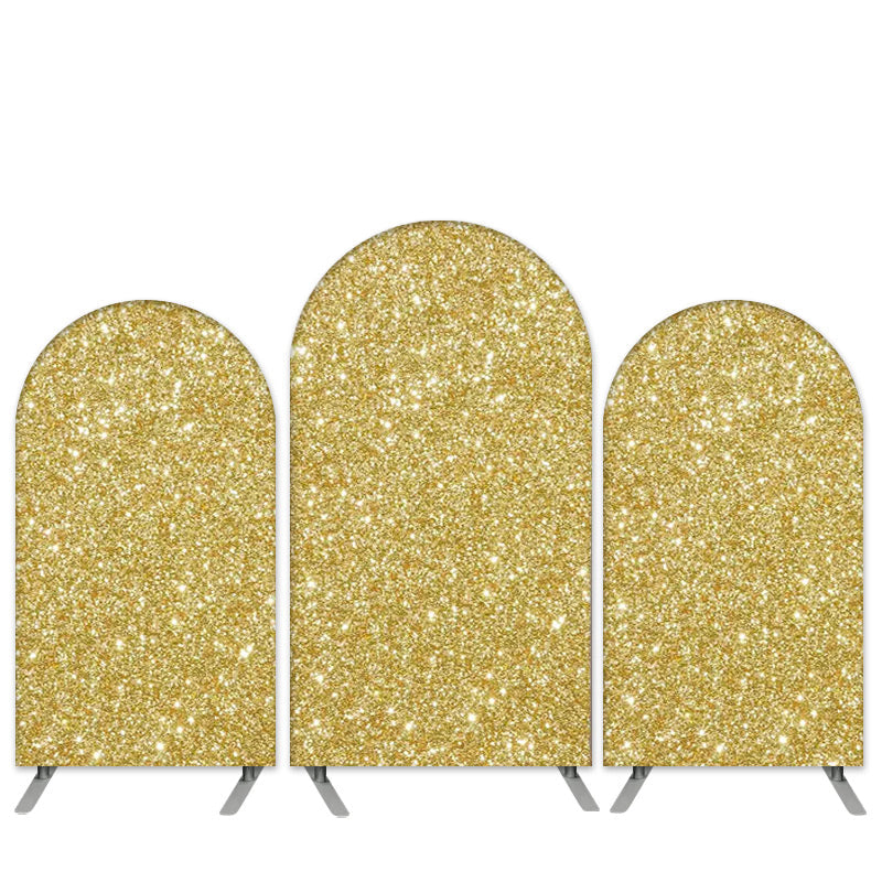 Lofaris Gold Glitter Birthday Party Arch Backdrop Kit Banner