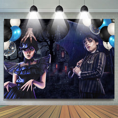 Lofaris Gothic Girl Funny Series Birthday Party Backdrop