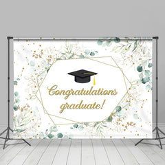 Lofaris Congratulations Grads Elegant And Greeny Backdrop