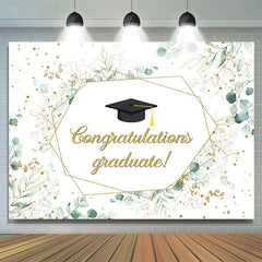 Lofaris Congratulations Grads Elegant And Greeny Backdrop