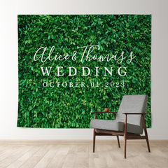 Lofaris Green Leaves Nature Backdrop Greenery Party