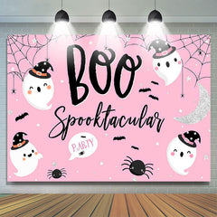 Lofaris Halloween Pink Photoshoot Backdrop for Children Party