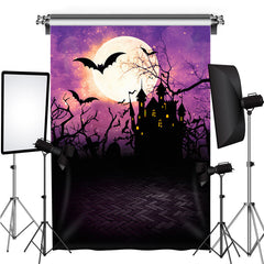 Lofaris Halloween Theme Party Haunted Castle Costume Backdrop