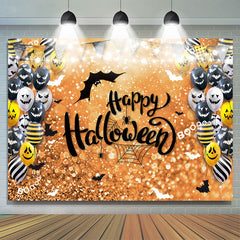 Lofaris Happy Halloween Bokeh And Balloons Halloweem Backdrop