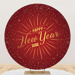 Lofaris Happy New Year 2023 Round Party Holiday Backdrop