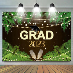 Lofaris Hawaii Night Coconut Tree Light Grad 2023 Backdrop