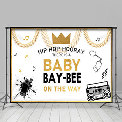 Lofaris Hip Hop Hooray 80S 90S Themed Baby Shower Backdrop